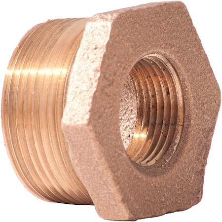 Siam 3/4 x 1/2 Bushing, Lead Free Brass, MNPT X FNPT, 125 PSI XNL114-1208
